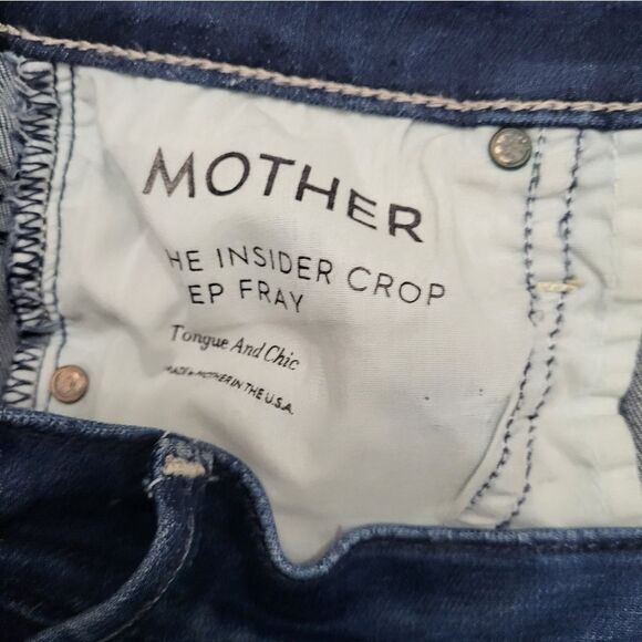 Mother high waisted looker ankle fray tongue in chic - Picture 6 of 6